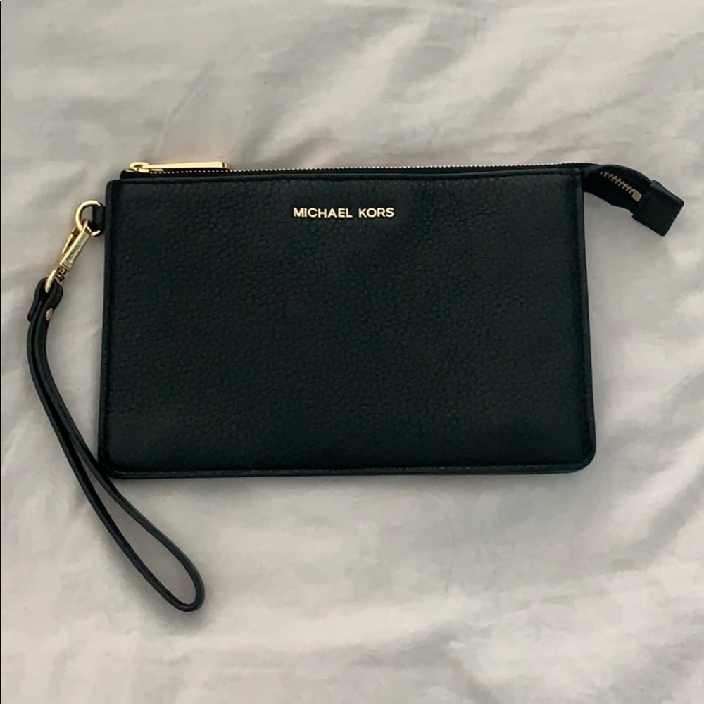 Black Michael Kors Wristlet